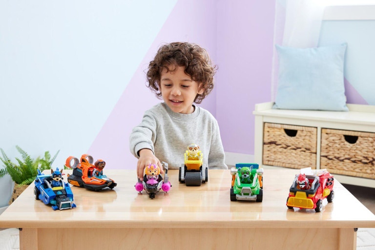 Paw Patrol Mighty Movie Vehicles: Rubble - Bulldozer