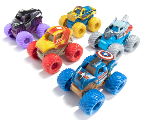 Monster Jam Minis Marvel - 5 Pack