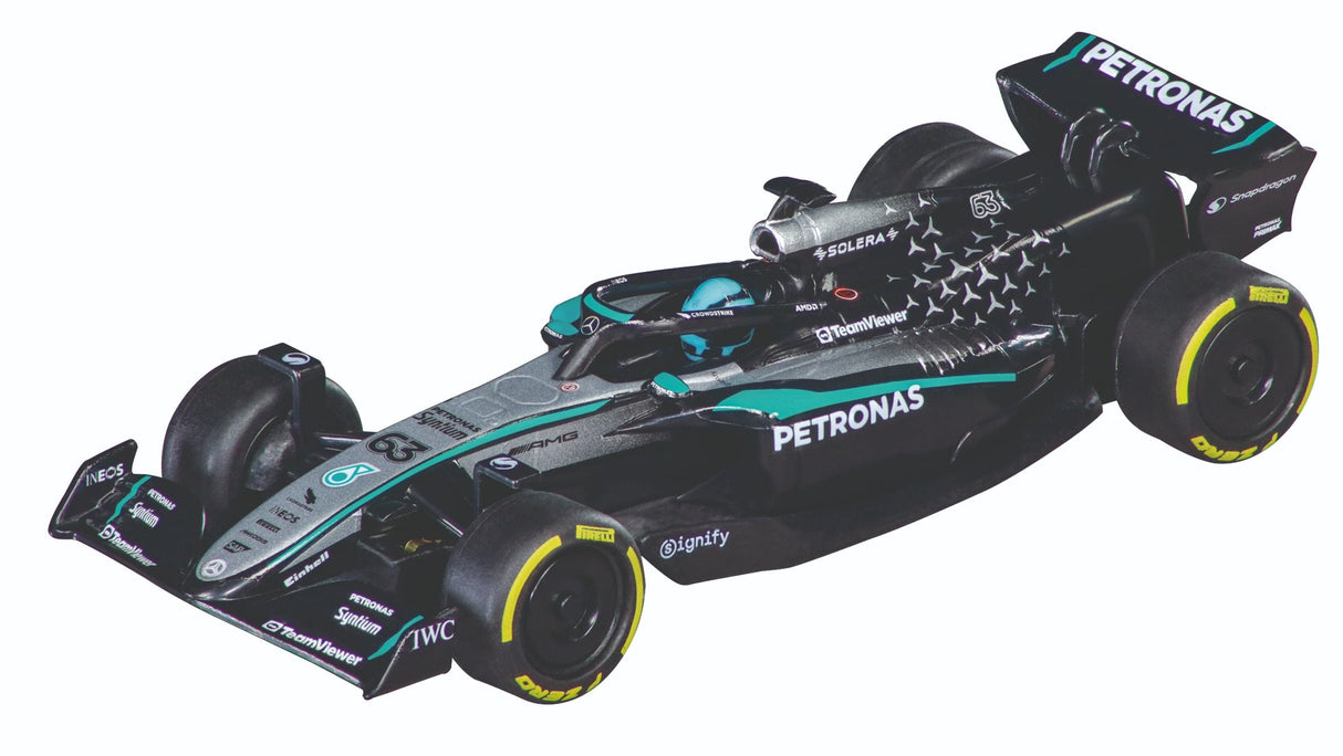 Carrera GO!!! 1:43 Slot Car - F1 Mercedes-AMG "G. Russell" (2025)