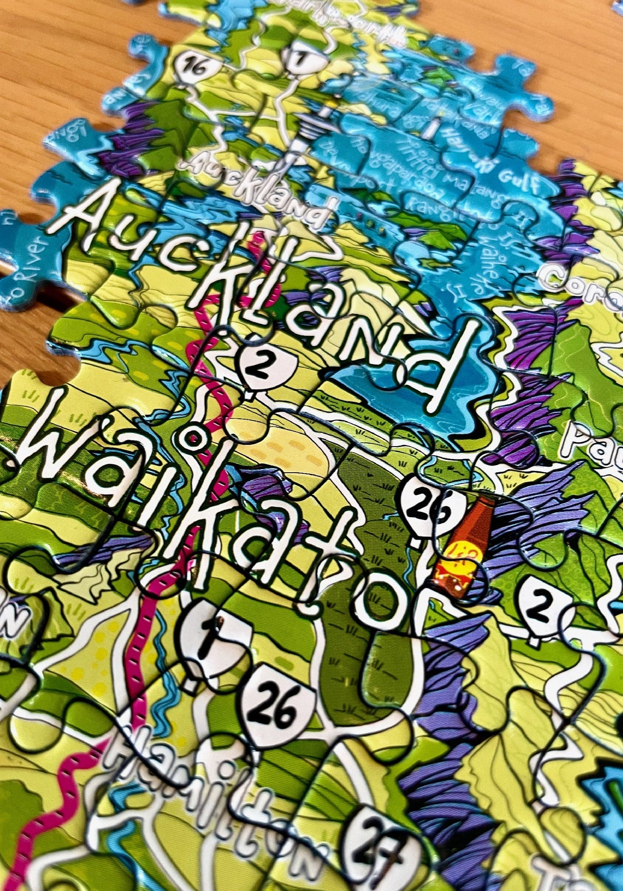 New Zealand North Island 1000pc Puzzle