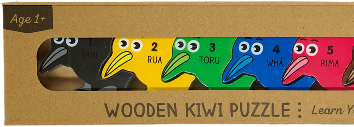 Moana Road: Wooden Puzzles - Kiwi
