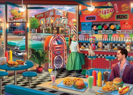 Park N Dine Series 2: 1000pc Puzzle - Pizza Landing