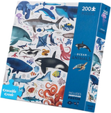 Crocodile Creek: 200pc Animals Puzzle - Ocean Animals