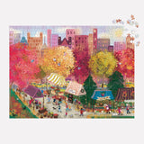 Galison Joy Laforme -  Autumn at the City Market Puzzle - 1000 Piece