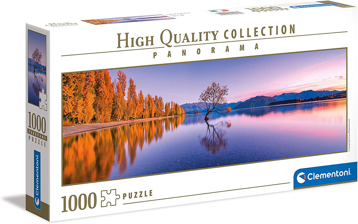 Clementoni Lake Wanaka Tree Jigsaw Puzzle - 1000 Piece - Panorama -  High Quality Collection - (39608)