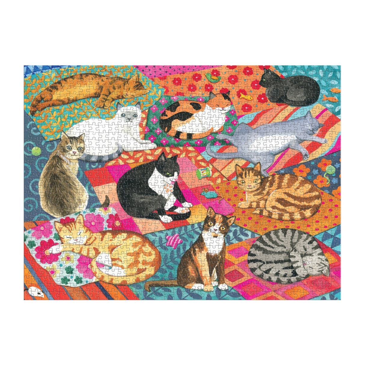 Galison Lounging Cats Puzzle - 1000 Piece