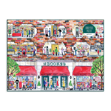 Galison Michael Storrings A Day at the Bookstore Puzzle - 1000 Piece