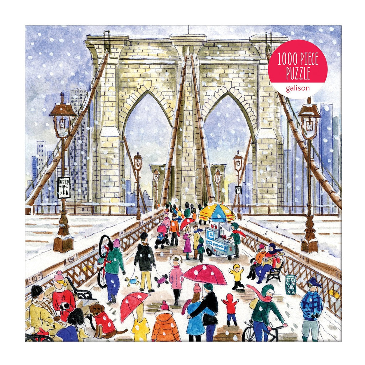 Galison Michael Storrings Brooklyn Bridge Puzzle - 1000 Piece
