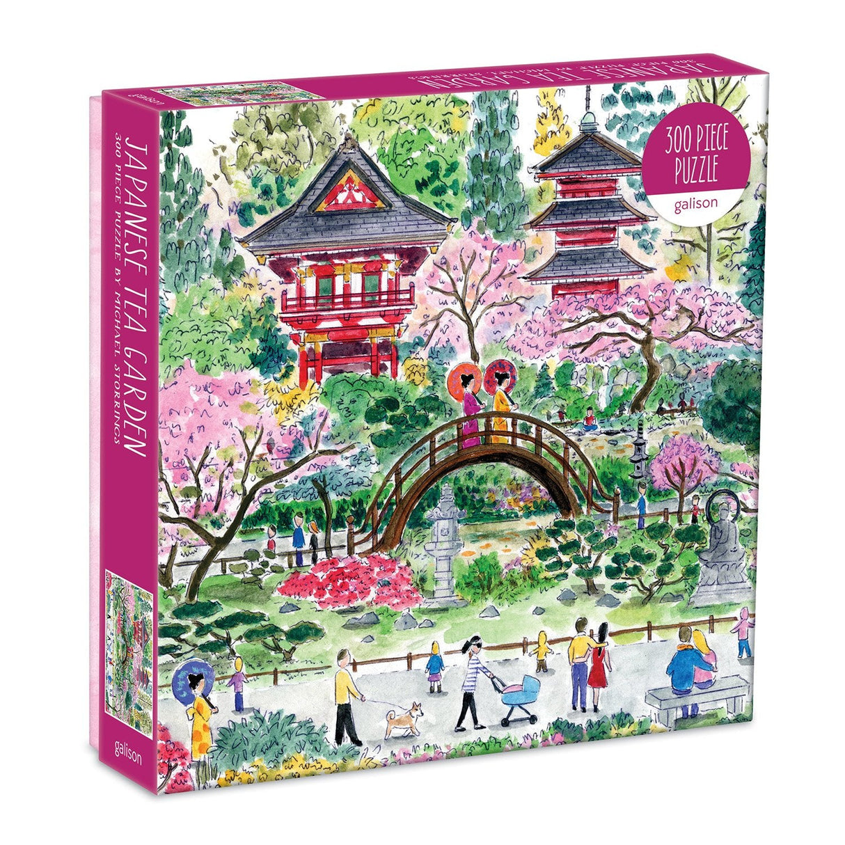 Galison Michael Storrings Japanese Tea Garden Puzzle - 300 Piece