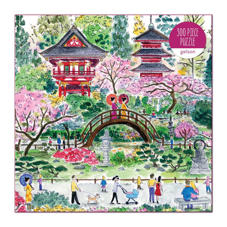Galison Michael Storrings Japanese Tea Garden Puzzle - 300 Piece