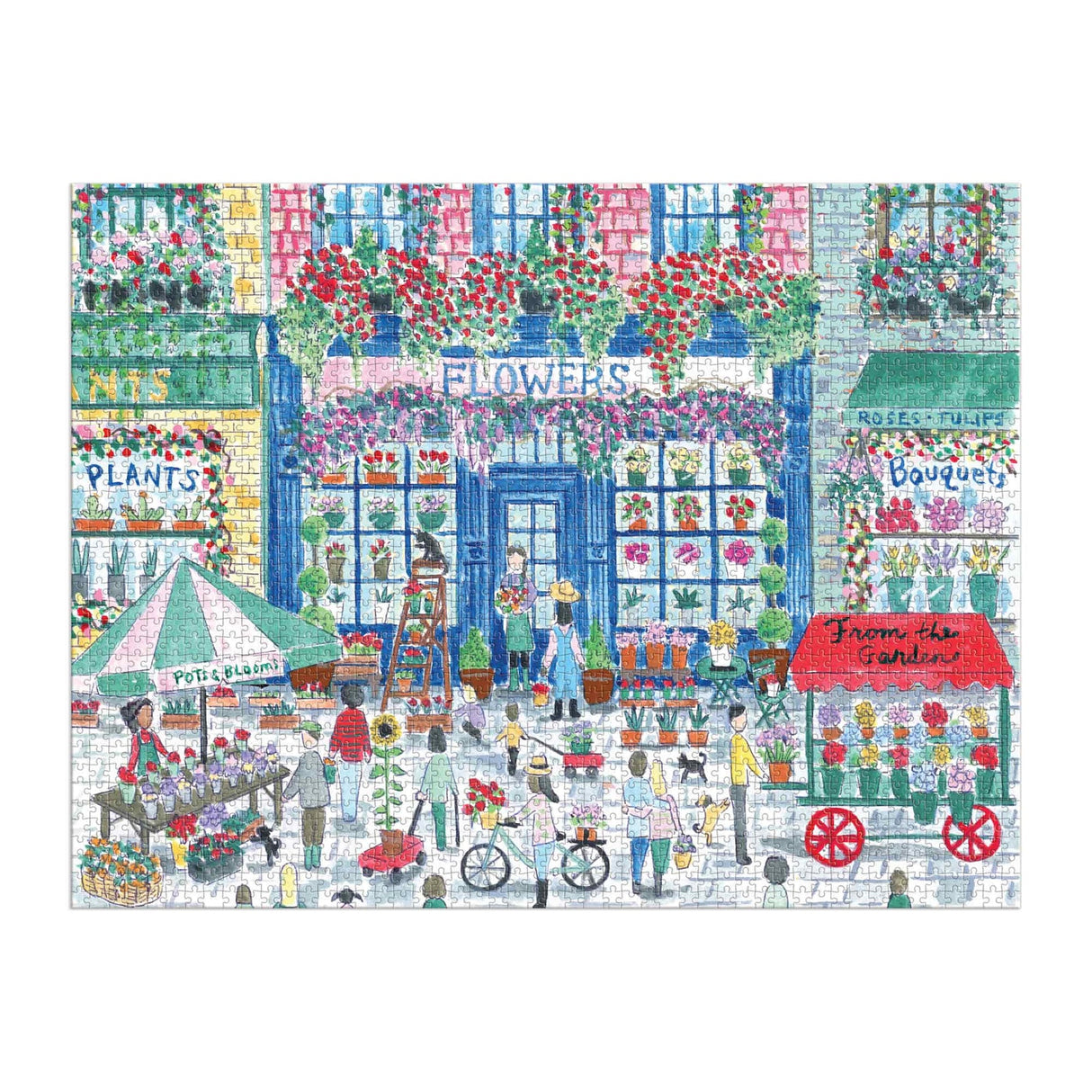 Galison Michael Storrings Market in Bloom Puzzle - 2000 Piece
