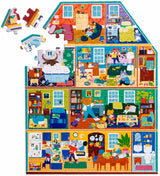 MudPuppy: My House My Home House-Shaped Puzzle - 100 Piece