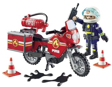 Playmobil: Fire Engine At The Scene Of An Accident