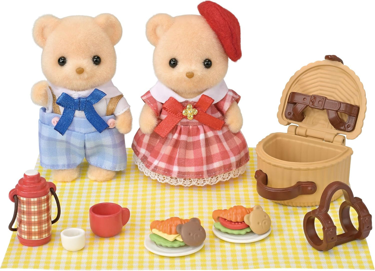 Sylvanian Families: Biscuit Bear Sister & Brother - Delicious Picnic