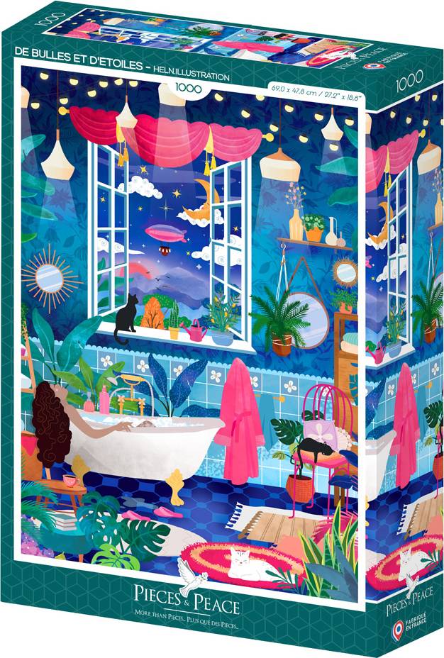 Pieces & Peace: Of Bubbles and Stars Puzzle - 1000 Pieces
