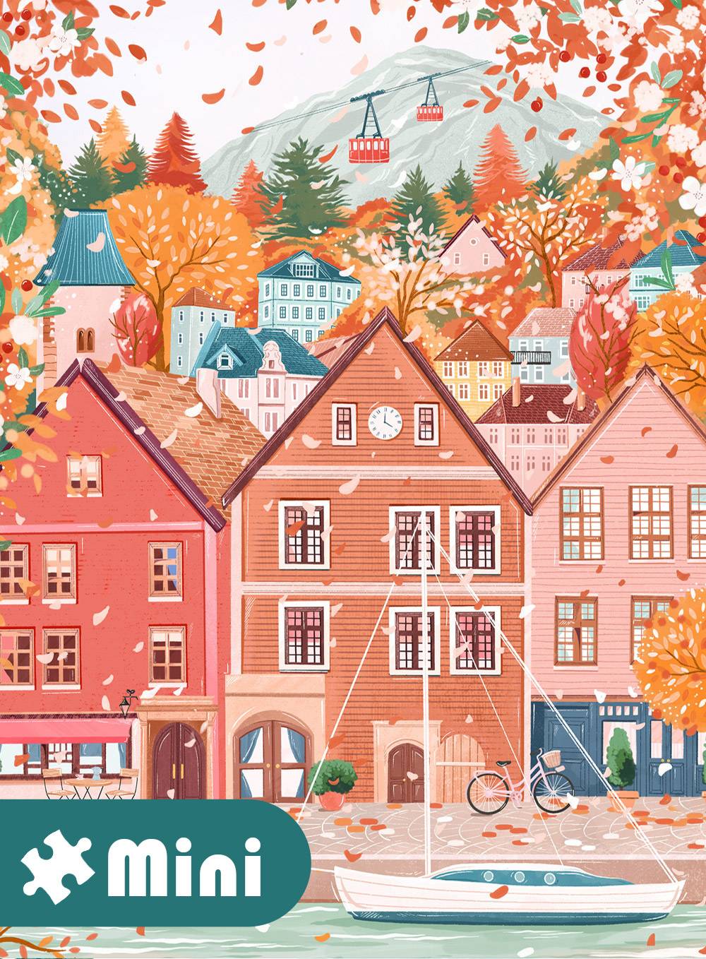 Pieces & Peace: Bergen Mini Puzzle - 96 Pieces