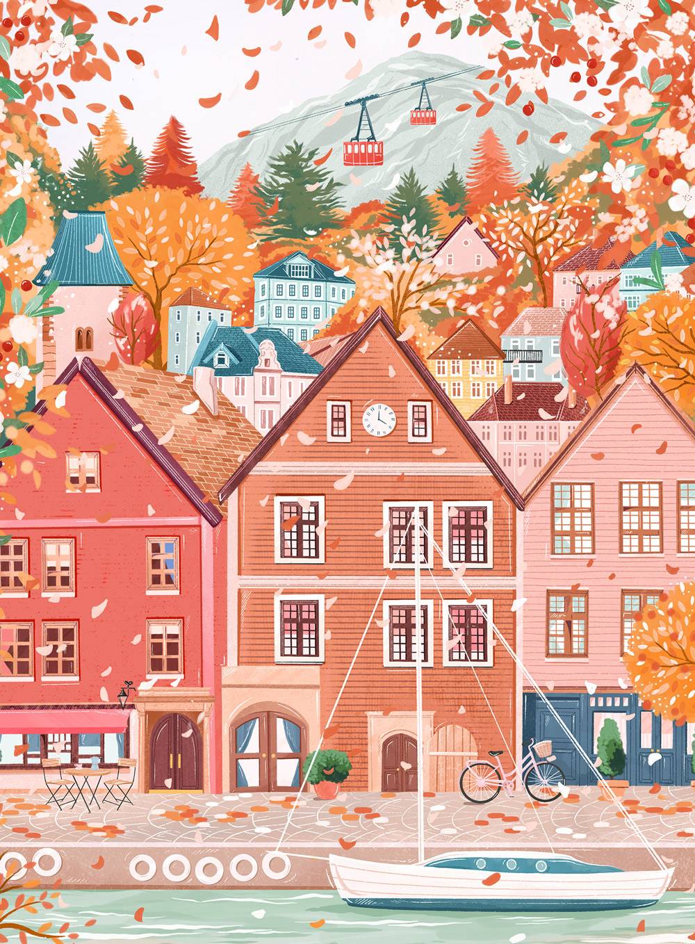 Pieces & Peace: Bergen Puzzle - 1000 Pieces