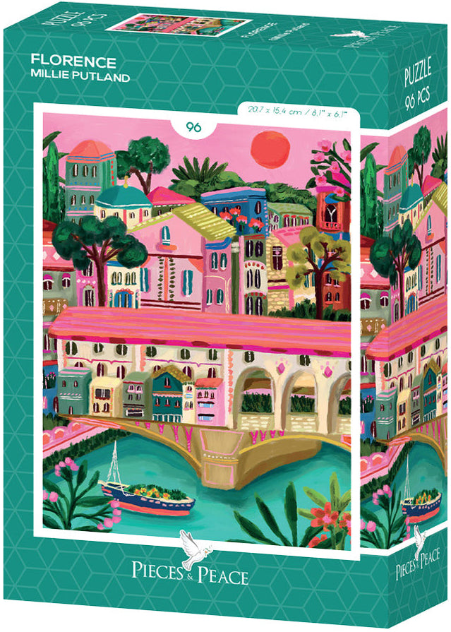 Pieces & Peace: Florence Mini Puzzle - 96 Pieces