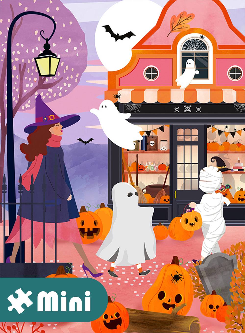 Pieces & Peace: Halloween Mini Puzzle - 96 Pieces