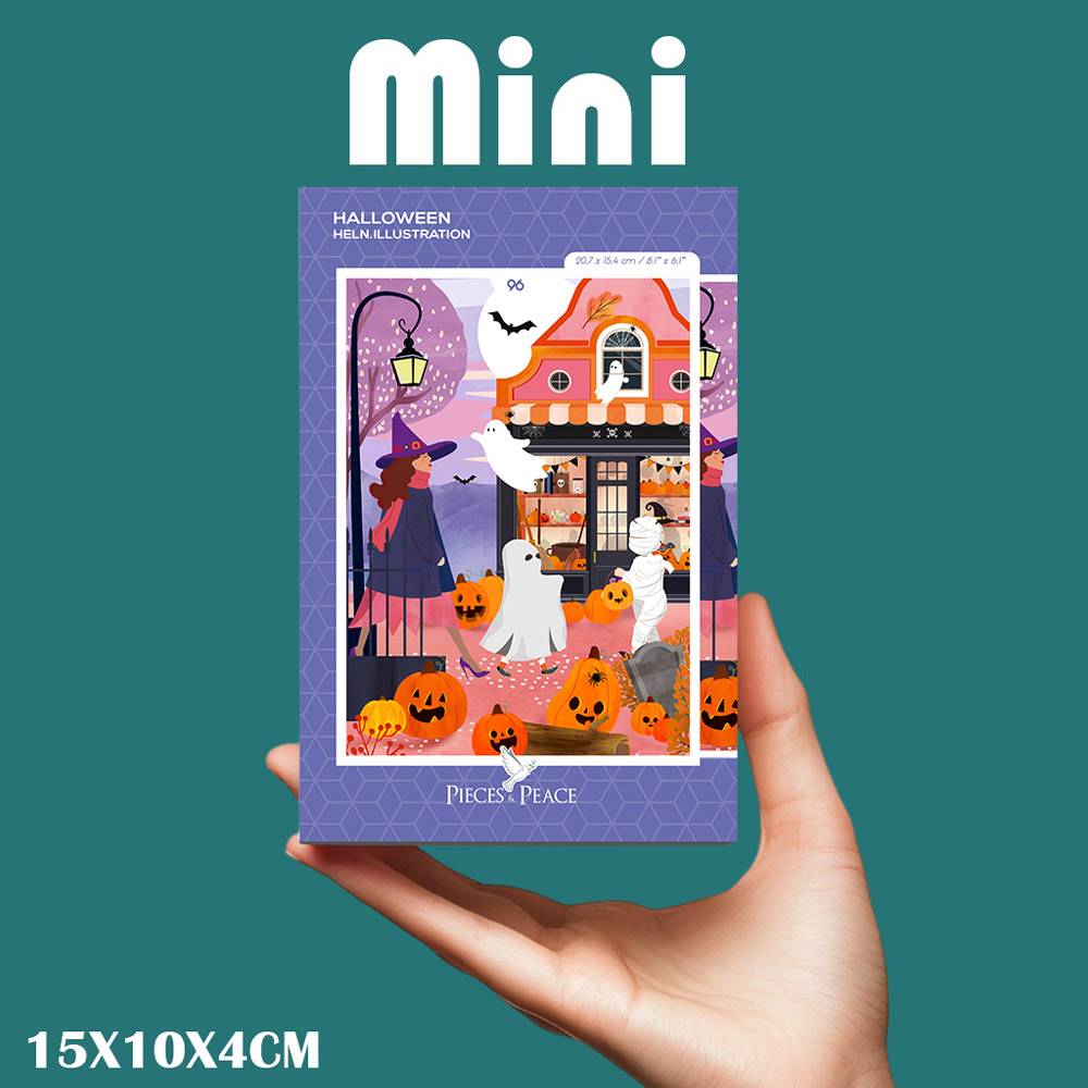 Pieces & Peace: Halloween Mini Puzzle - 96 Pieces