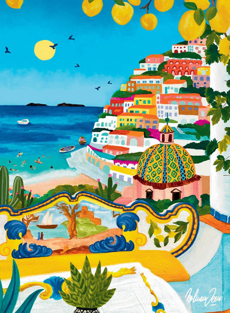 Pieces & Peace: Positano Mini Puzzle - 96 Pieces