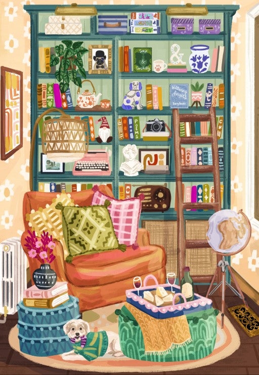 Pieces & Peace: Cozy Reading Nook Puzzle - 1000 Pieces