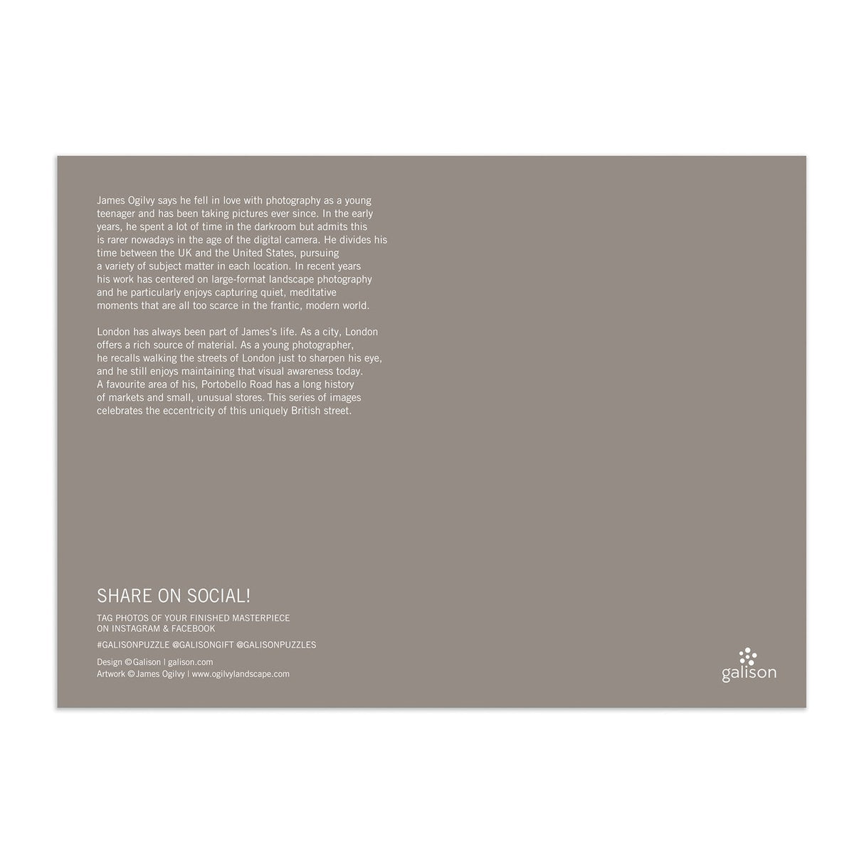 Galison Portobello Road Puzzle - 1000 Piece