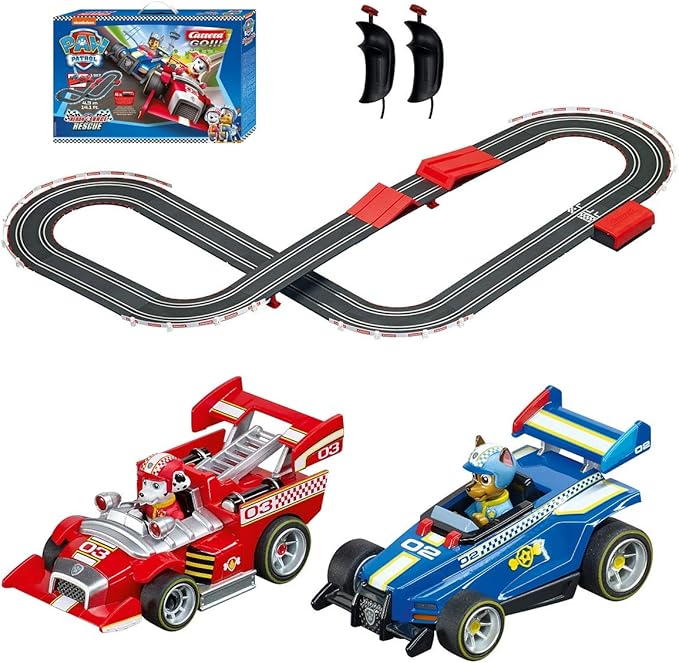 Carrera GO!!! Battery Operated Paw Patrol - Ready, Race, Rescue Slot Car Set