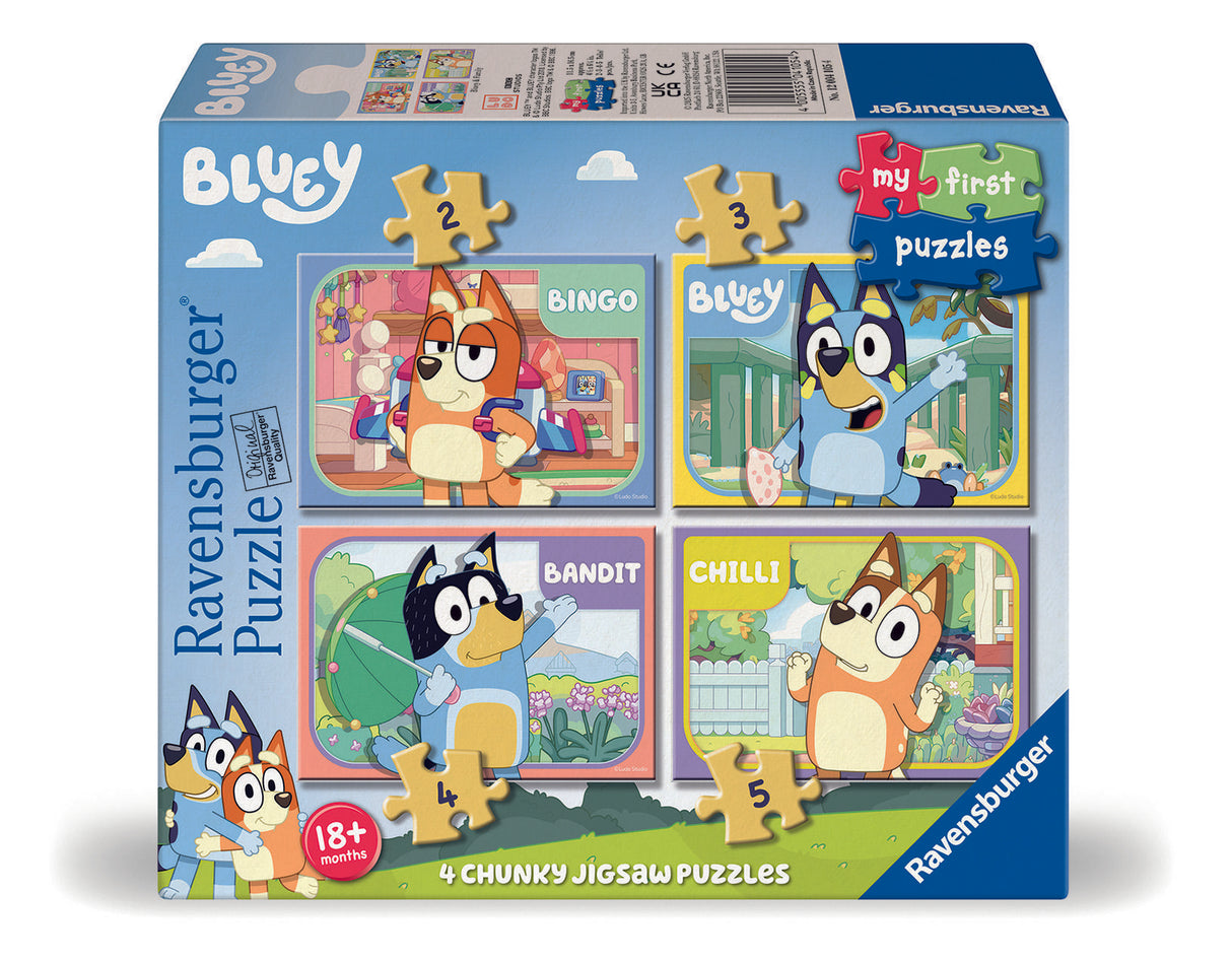 Ravensburger - Bluey My First 4 In A Box - 2/3/4/5 Piece