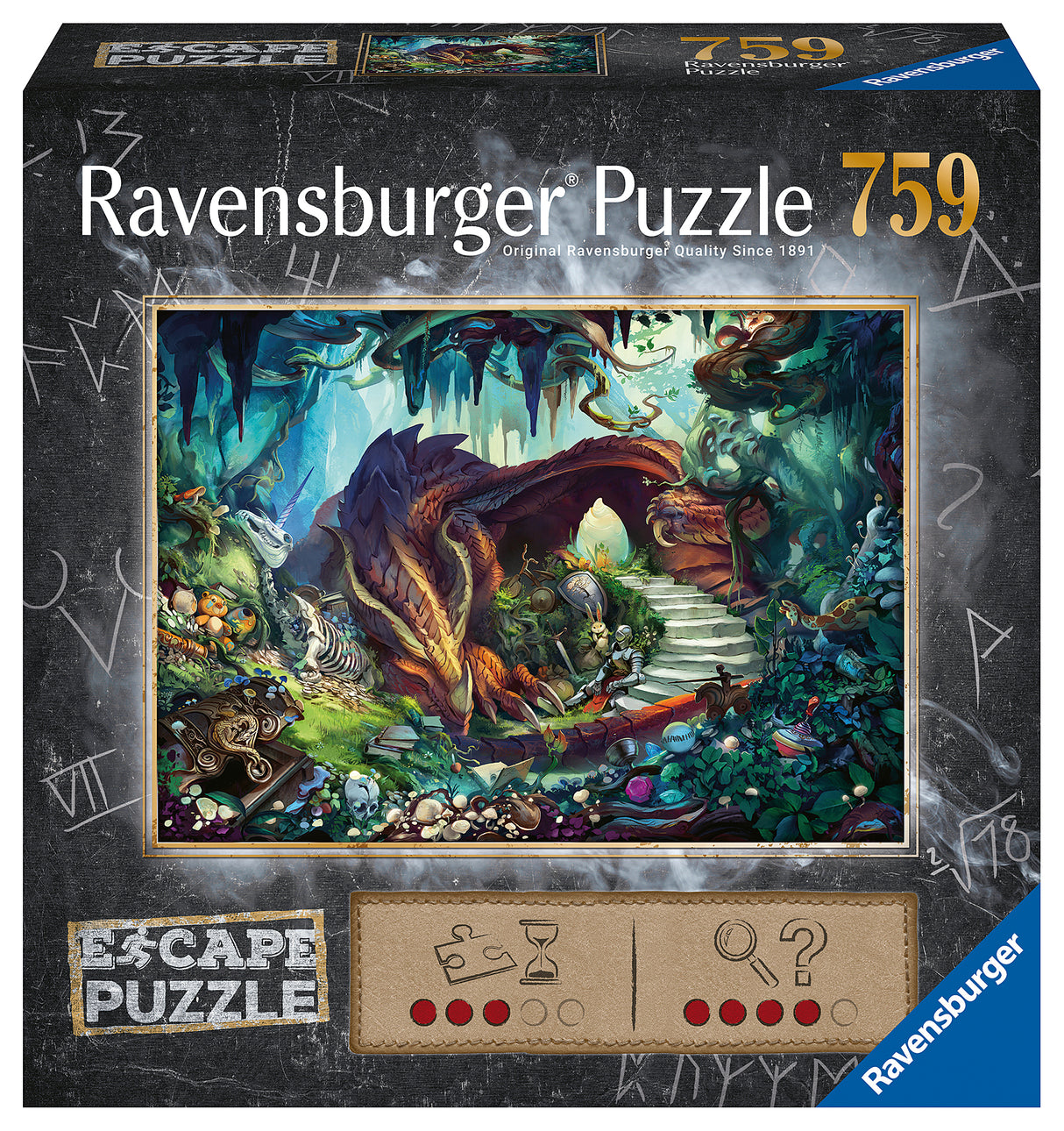 Ravensburger - The Dragon's Cave Escape Puzzle - 759 Piece