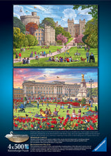 Ravensburger - Happy Days No. 5 Royal Residences - 4 x 500 Piece