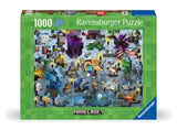 Ravensburger - Minecraft Mobs Challenge Puzzle - 1000 Piece