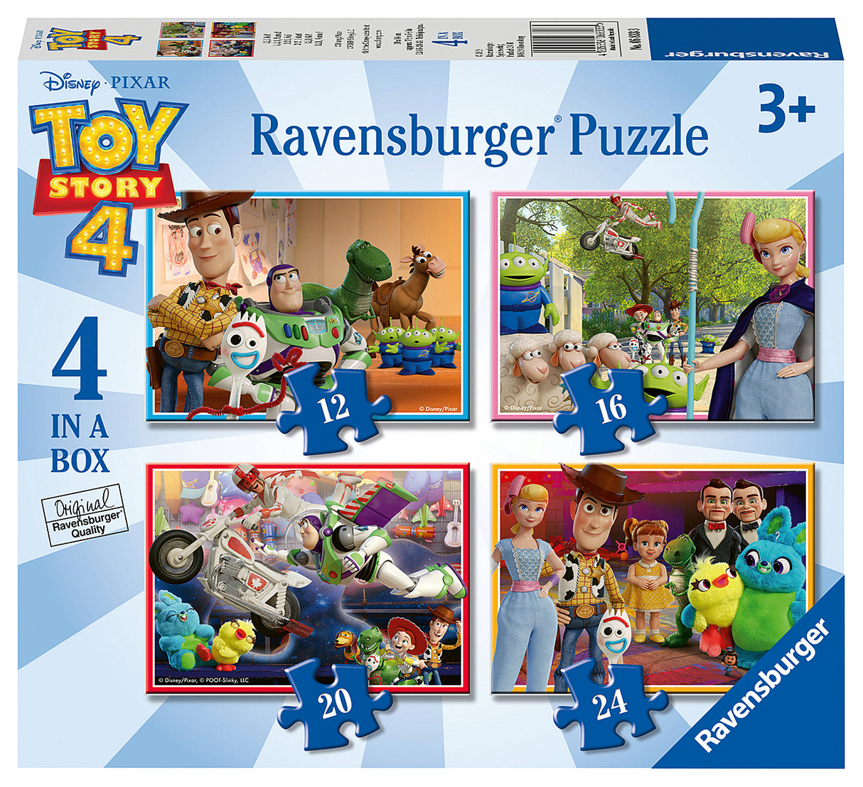 Ravensburger - Disney Toy Story 4 - 12/16/20/24 Piece