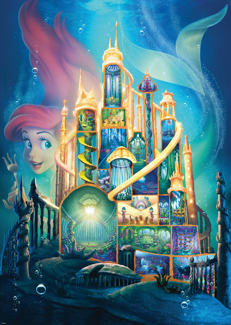 Ravensburger - Disney Castle Ariel Puzzle - 1000 Piece