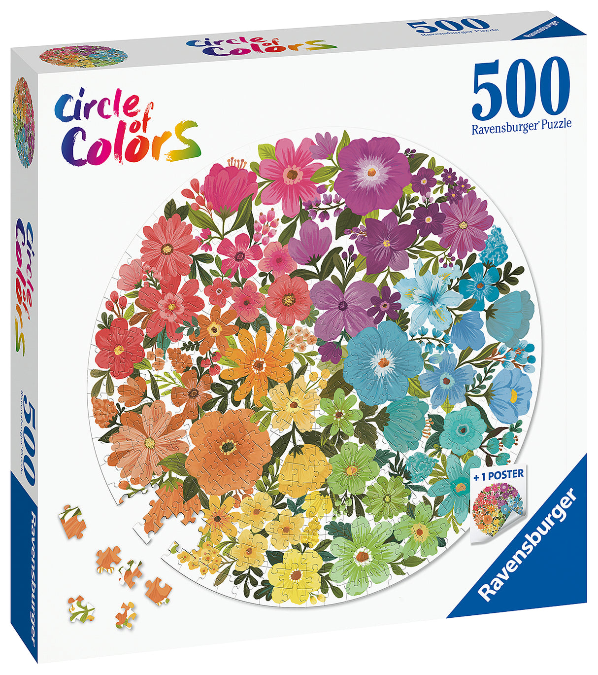 Ravensburger - Flower Circle Puzzle - 500 Piece