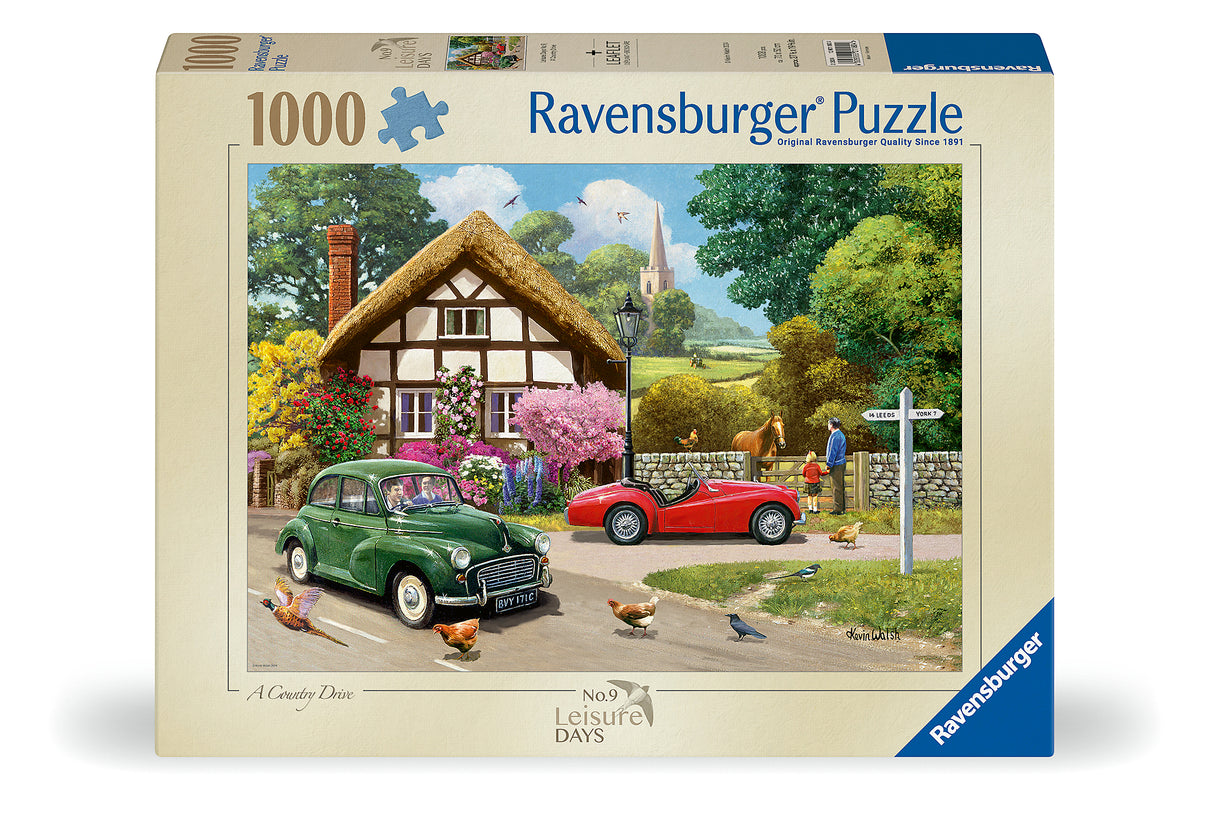 Ravensburger - Leisure Days 9 A Country Drive - 1000 Piece