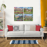 Ravensburger - Happy Days No. 5 Royal Residences - 4 x 500 Piece