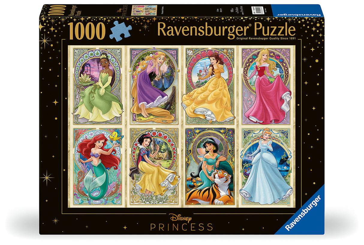 Ravensburger - Disney Art Nouveau Princesses - 1000 Piece