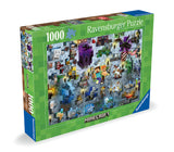 Ravensburger - Minecraft Mobs Challenge Puzzle - 1000 Piece