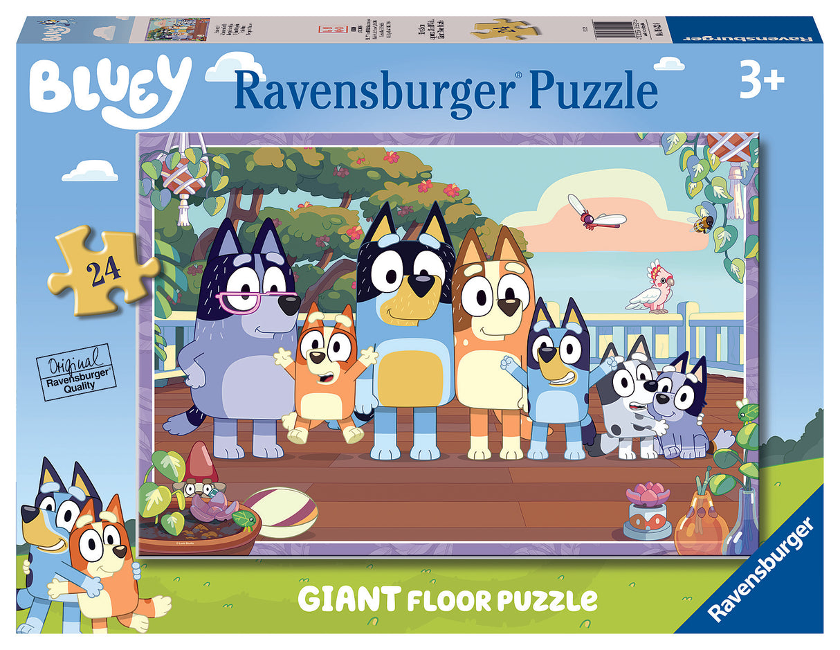 Ravensburger Bluey Family Time Giant Floor - 24 Piece