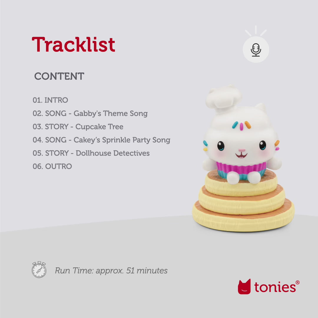 tonies: Gabby's Dollhouse - Cakey Cat Tonie Audio Character
