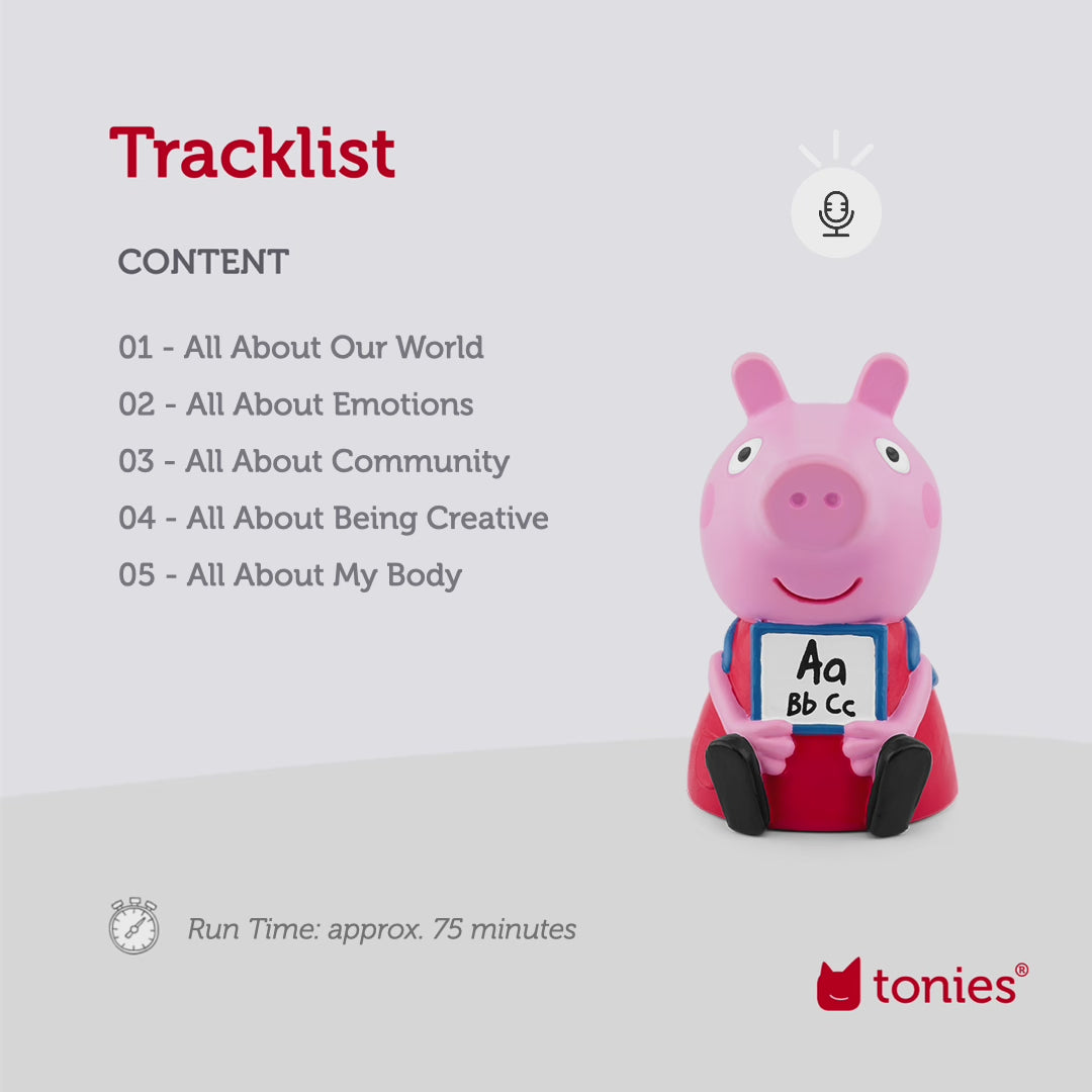 tonies: Peppa Pig - Learn with Peppa Tonie Audio Character