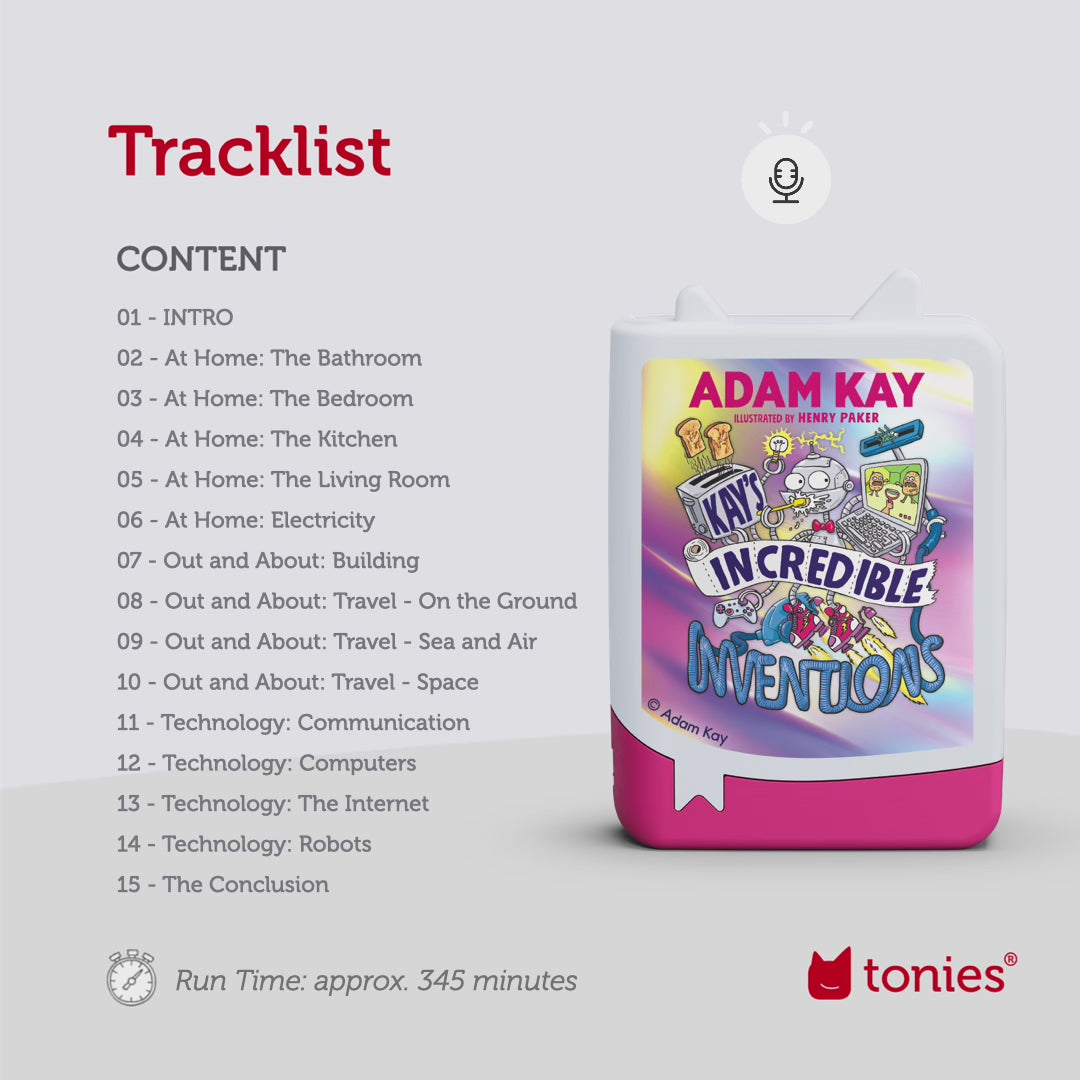 tonies: Adam Kay - Incredible Inventions Book Tonie