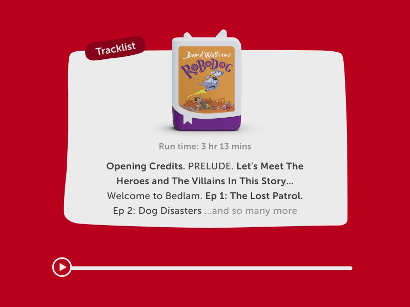 tonies: David Walliams - Robodog Book Tonie