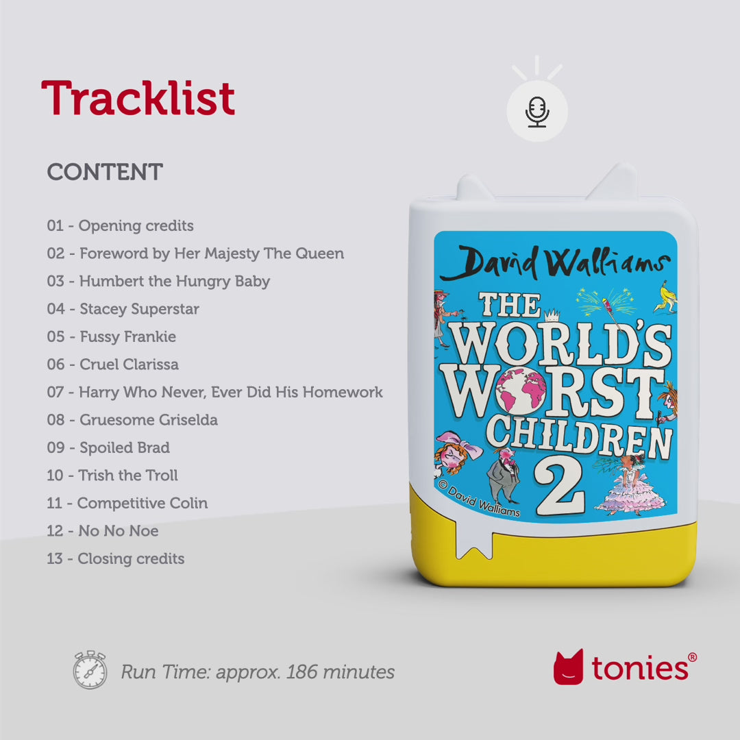 tonies: David Walliams - The World's Worst Children 2 Book Tonie
