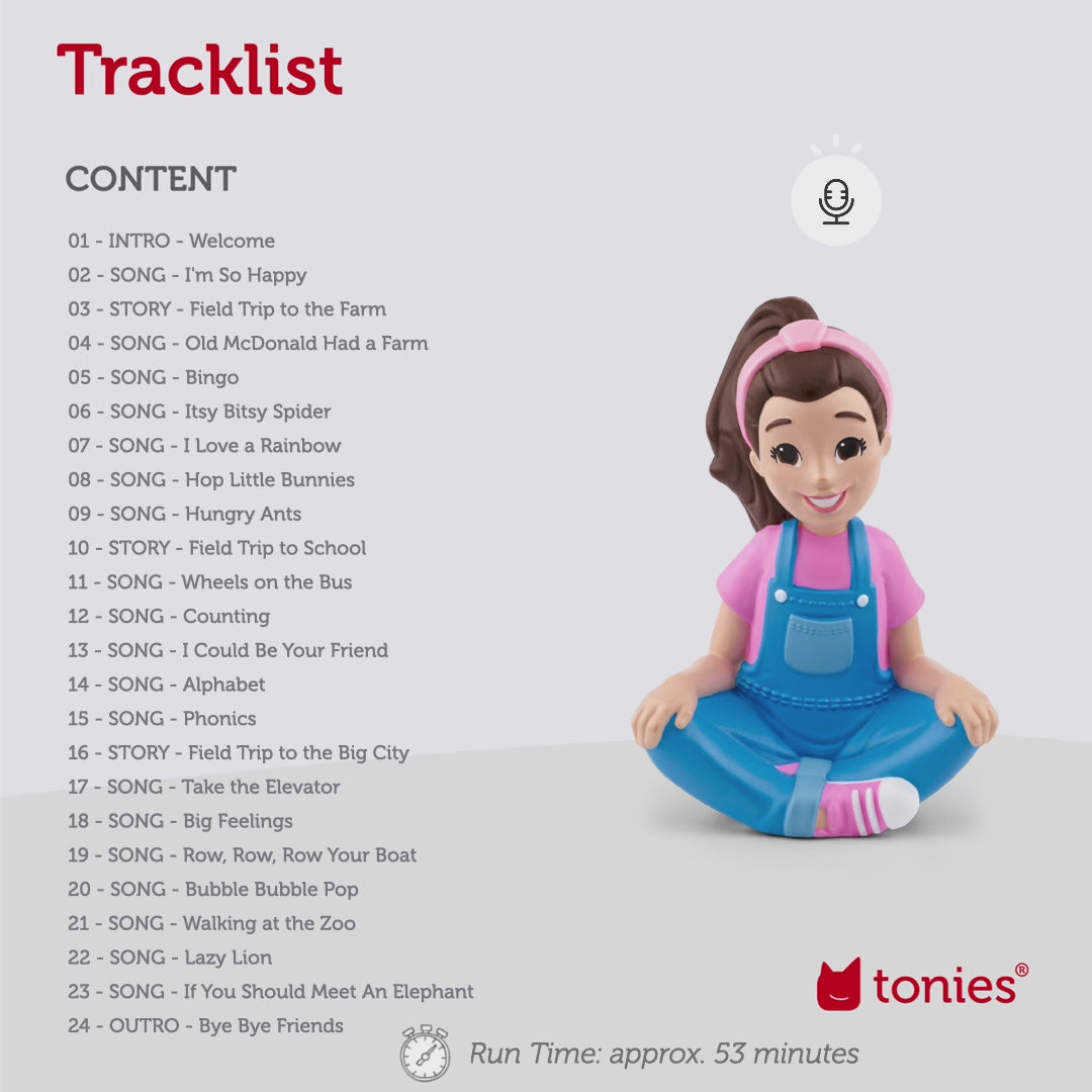 tonies: Ms Rachel Tonie Audio Character – Book Hero