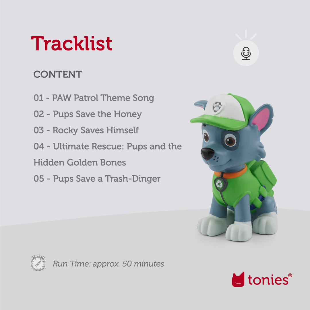 tonies: Paw Patrol - Rocky Tonie Audio Character