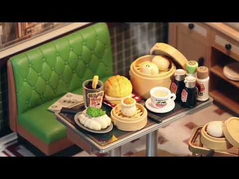 Rolife: Hong Kong Bites Cafe - Super Creator Plastic DIY Miniature Puzzle