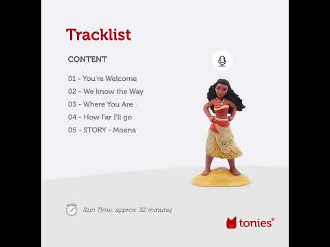 tonies: Disney Moana - Moana Tonie Audio Character