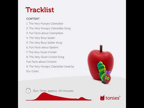 tonies: Eric Carle - The Very Hungry Caterpillar Tonie Audio Character